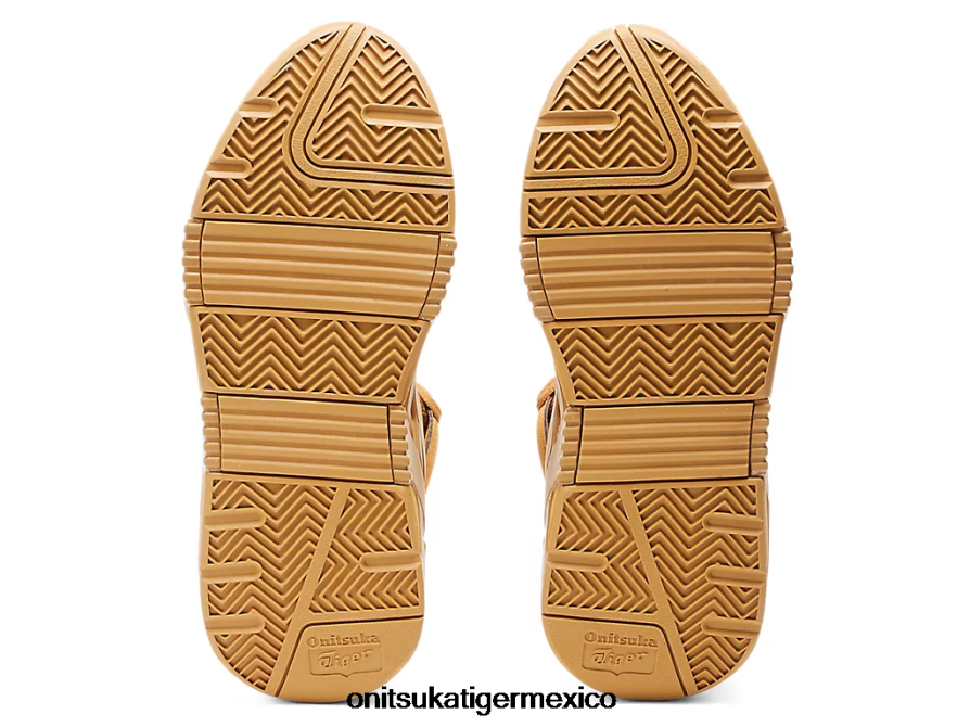 Onitsuka Tiger zapatos 4P8D6N207 presidio bronceado unisexo zapatillas deportivas con logo grande infladas
