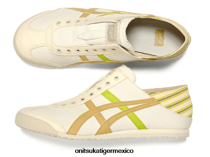Onitsuka Tiger zapatos 4P8D6N21 crema/marrón mineral unisexo méxico 66 paraty