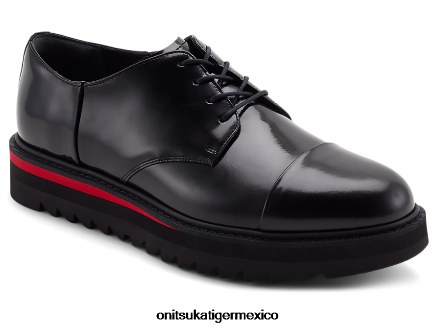 Onitsuka Tiger zapatos 4P8D6N220 negro/rojo clásico hombres derby