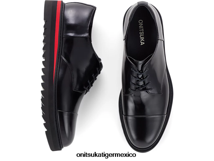Onitsuka Tiger zapatos 4P8D6N220 negro/rojo clásico hombres derby