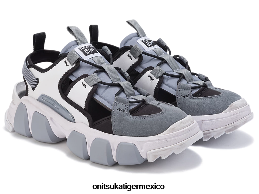 Onitsuka Tiger zapatos 4P8D6N226 blanco/chapa de roca unisexo jaula de dentigre
