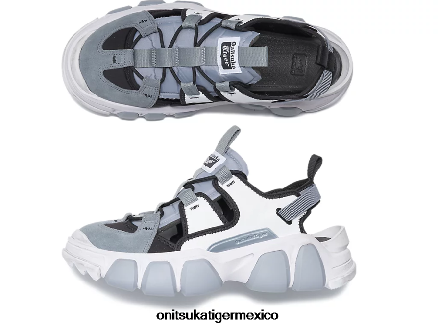 Onitsuka Tiger zapatos 4P8D6N226 blanco/chapa de roca unisexo jaula de dentigre