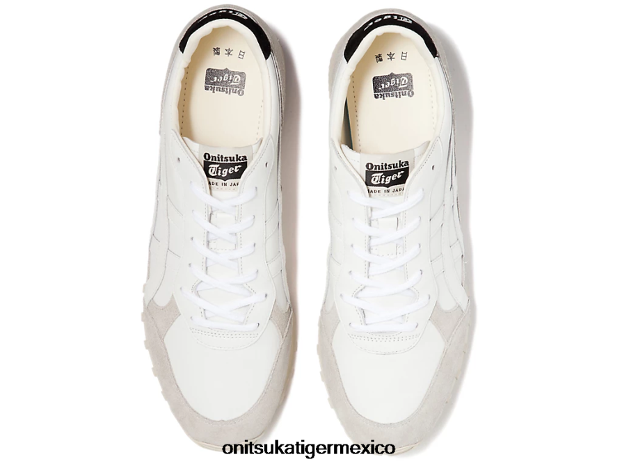 Onitsuka Tiger zapatos 4P8D6N229 blanco unisexo colorado ochenta y cinco nm