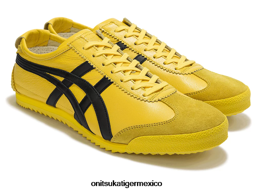 Onitsuka Tiger zapatos 4P8D6N23 tai chi amarillo/negro hombres México 66 de lujo