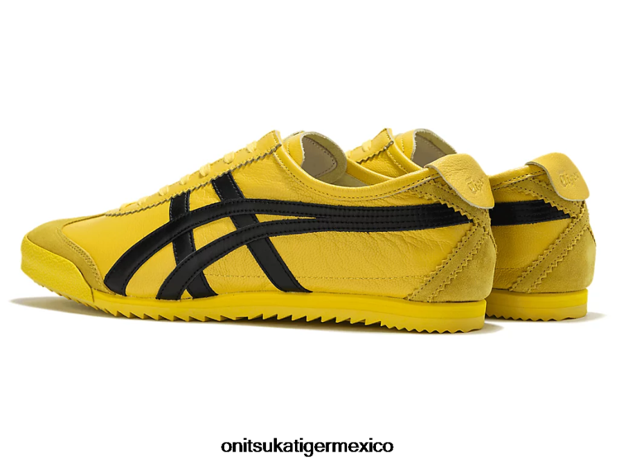 Onitsuka Tiger zapatos 4P8D6N23 tai chi amarillo/negro hombres México 66 de lujo