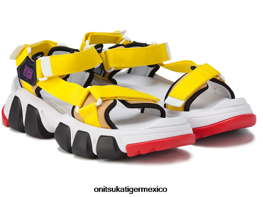 Onitsuka Tiger zapatos 4P8D6N232 blanco/amarillo vibrante unisexo correa dentífrica