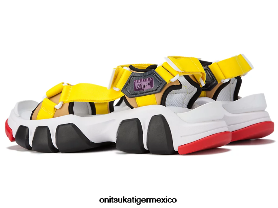 Onitsuka Tiger zapatos 4P8D6N232 blanco/amarillo vibrante unisexo correa dentífrica