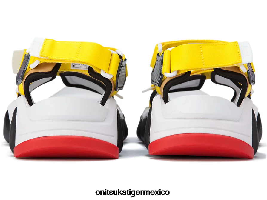 Onitsuka Tiger zapatos 4P8D6N232 blanco/amarillo vibrante unisexo correa dentífrica