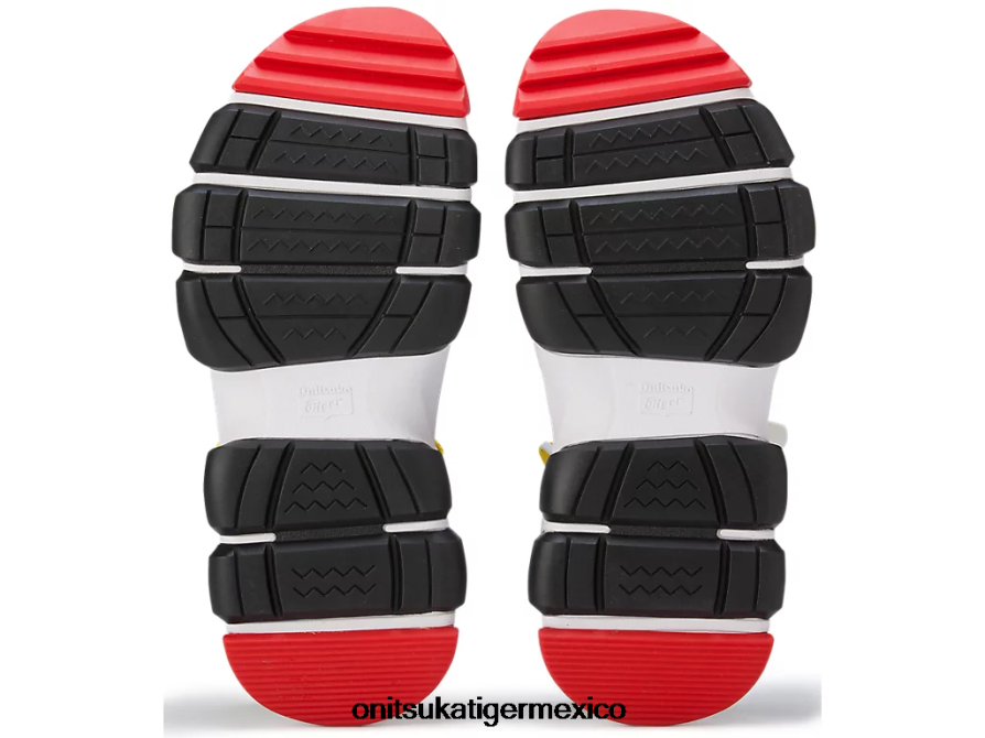 Onitsuka Tiger zapatos 4P8D6N232 blanco/amarillo vibrante unisexo correa dentífrica