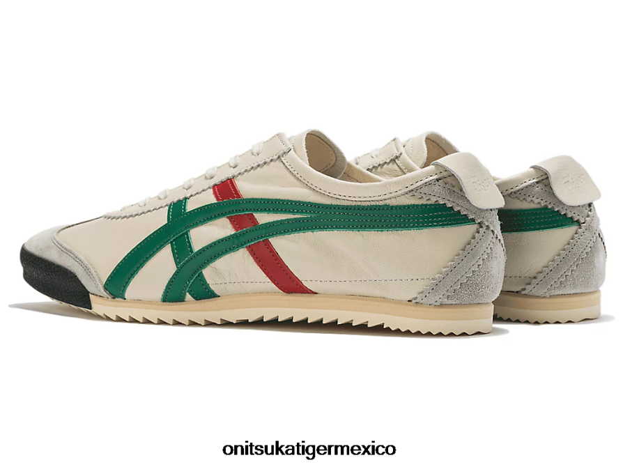 Onitsuka Tiger zapatos 4P8D6N24 crema/verde hombres México 66 de lujo