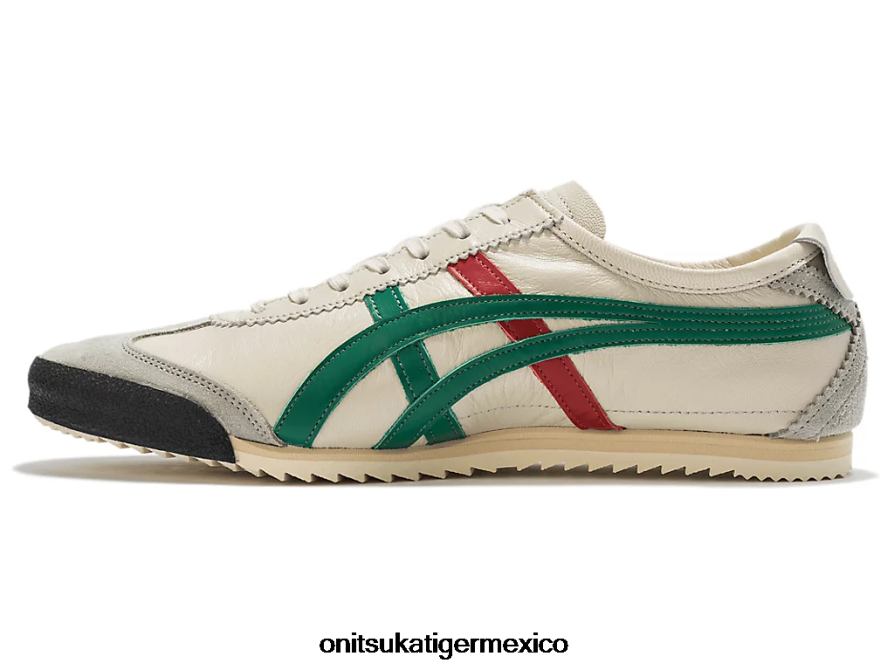 Onitsuka Tiger zapatos 4P8D6N24 crema/verde hombres México 66 de lujo