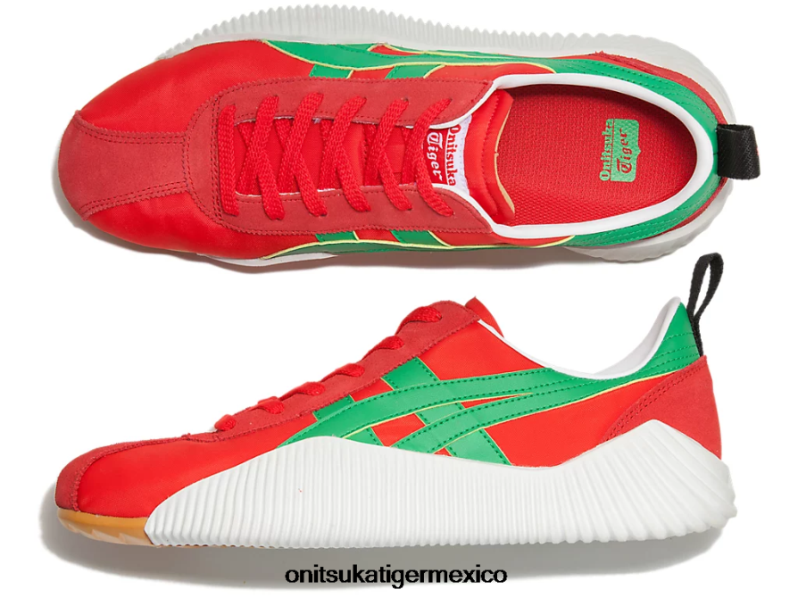 Onitsuka Tiger zapatos 4P8D6N241 rojo clásico/cilantro unisexo acromont