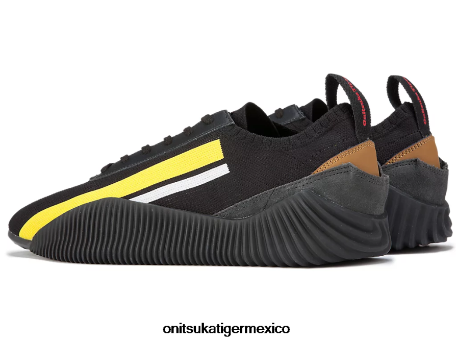 Onitsuka Tiger zapatos 4P8D6N246 negro/amarillo vibrante unisexo tejido acromount