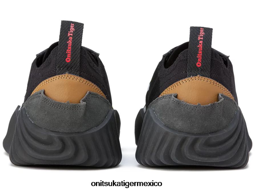 Onitsuka Tiger zapatos 4P8D6N246 negro/amarillo vibrante unisexo tejido acromount