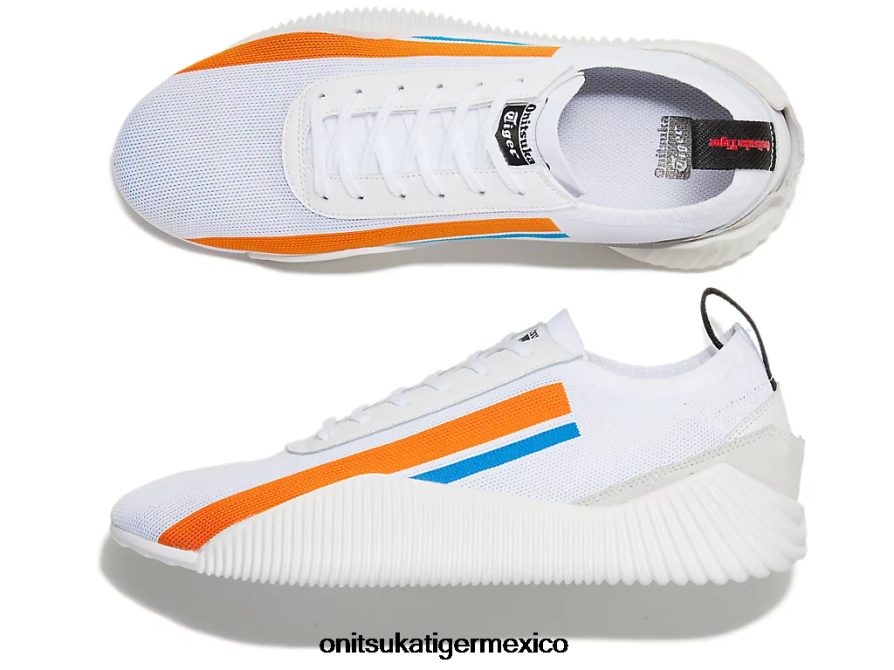 Onitsuka Tiger zapatos 4P8D6N247 blanco/habanero unisexo tejido acromount