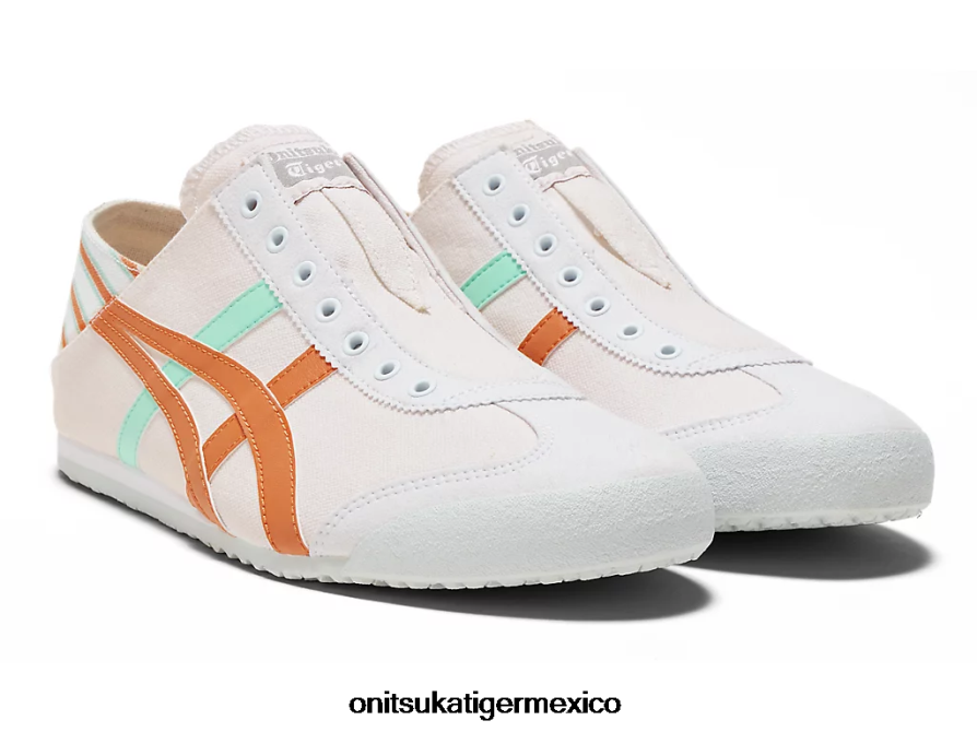 Onitsuka Tiger zapatos 4P8D6N25 blanco/naranja óxido unisexo méxico 66 paraty