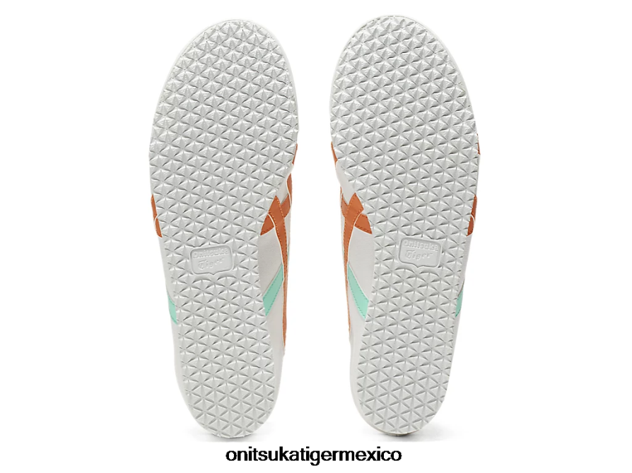 Onitsuka Tiger zapatos 4P8D6N25 blanco/naranja óxido unisexo méxico 66 paraty