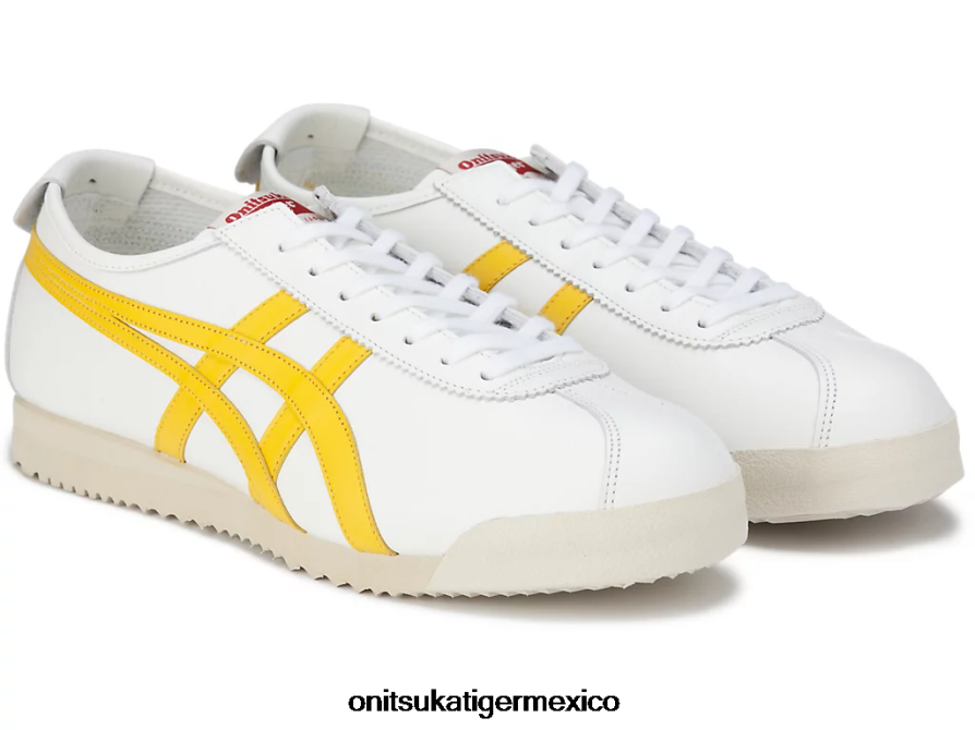 Onitsuka Tiger zapatos 4P8D6N255 blanco amarillo unisexo calentarse nm