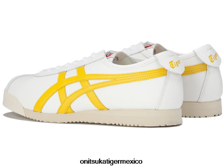 Onitsuka Tiger zapatos 4P8D6N255 blanco amarillo unisexo calentarse nm
