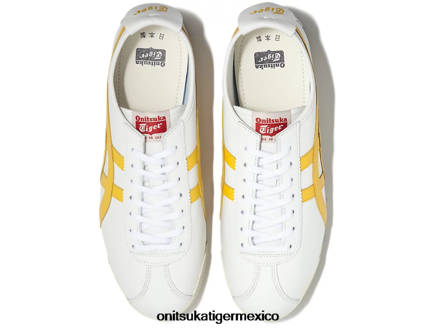 Onitsuka Tiger zapatos 4P8D6N255 blanco amarillo unisexo calentarse nm