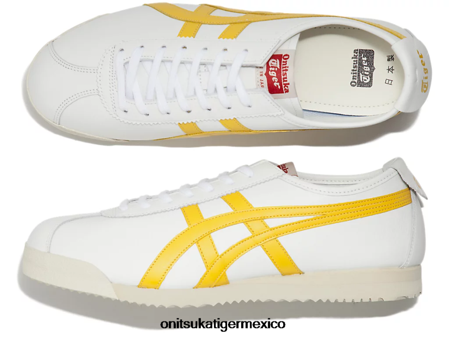 Onitsuka Tiger zapatos 4P8D6N255 blanco amarillo unisexo calentarse nm
