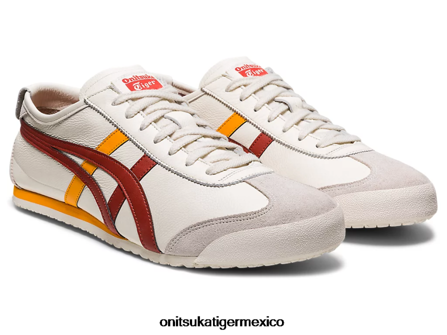 Onitsuka Tiger zapatos 4P8D6N261 café con leche de crema/especias unisexo México 66