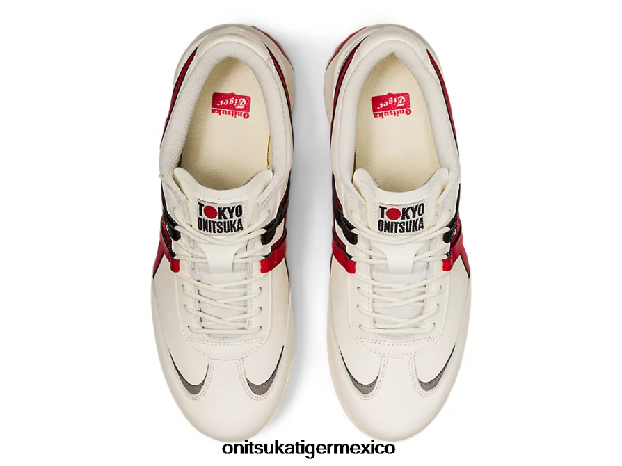 Onitsuka Tiger zapatos 4P8D6N265 crema/rojo clásico unisexo delegación ex