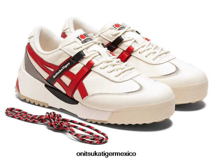 Onitsuka Tiger zapatos 4P8D6N265 crema/rojo clásico unisexo delegación ex