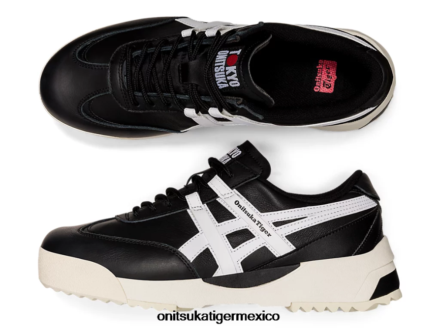 Onitsuka Tiger zapatos 4P8D6N269 blanco negro unisexo delegación ex