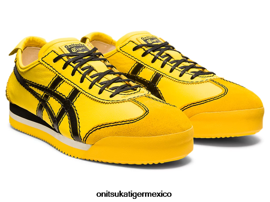 Onitsuka Tiger zapatos 4P8D6N270 tai chi amarillo/negro unisexo méxico 66 sd pf