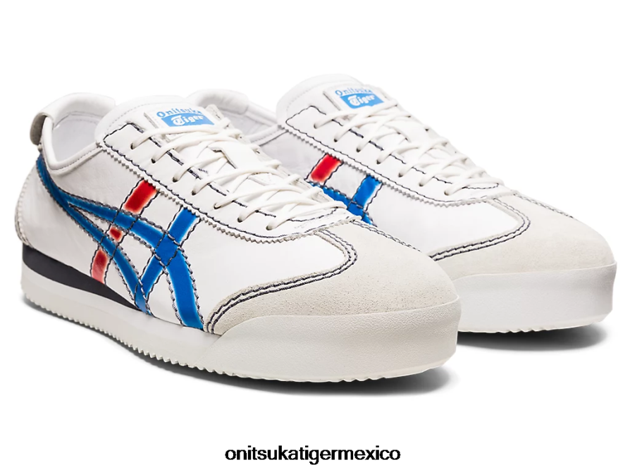 Onitsuka Tiger zapatos 4P8D6N274 blanco/azul directorio unisexo méxico 66 sd pf