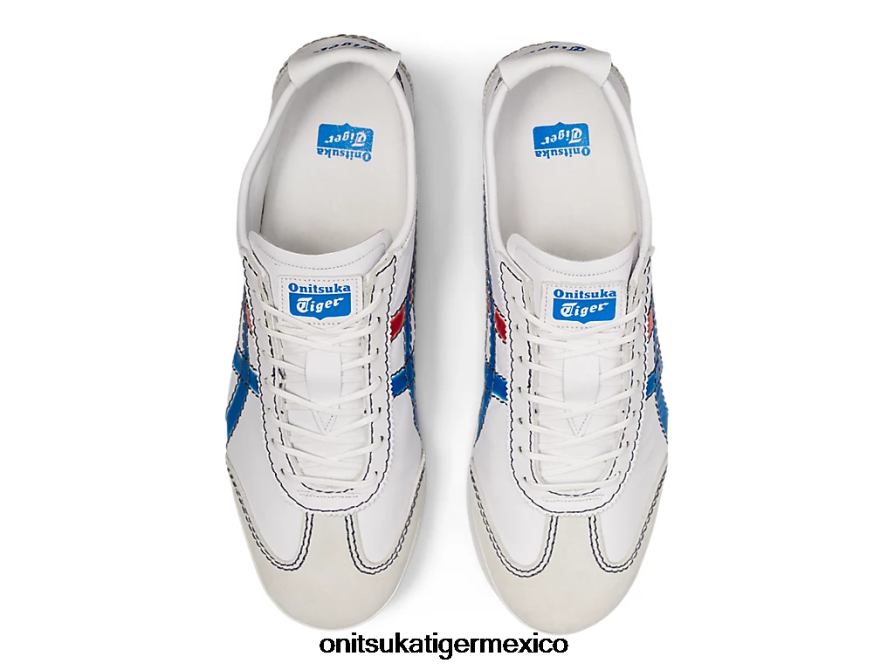 Onitsuka Tiger zapatos 4P8D6N274 blanco/azul directorio unisexo méxico 66 sd pf