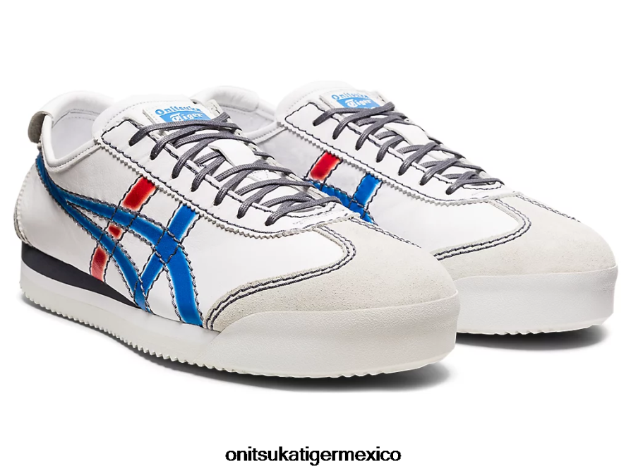 Onitsuka Tiger zapatos 4P8D6N274 blanco/azul directorio unisexo méxico 66 sd pf