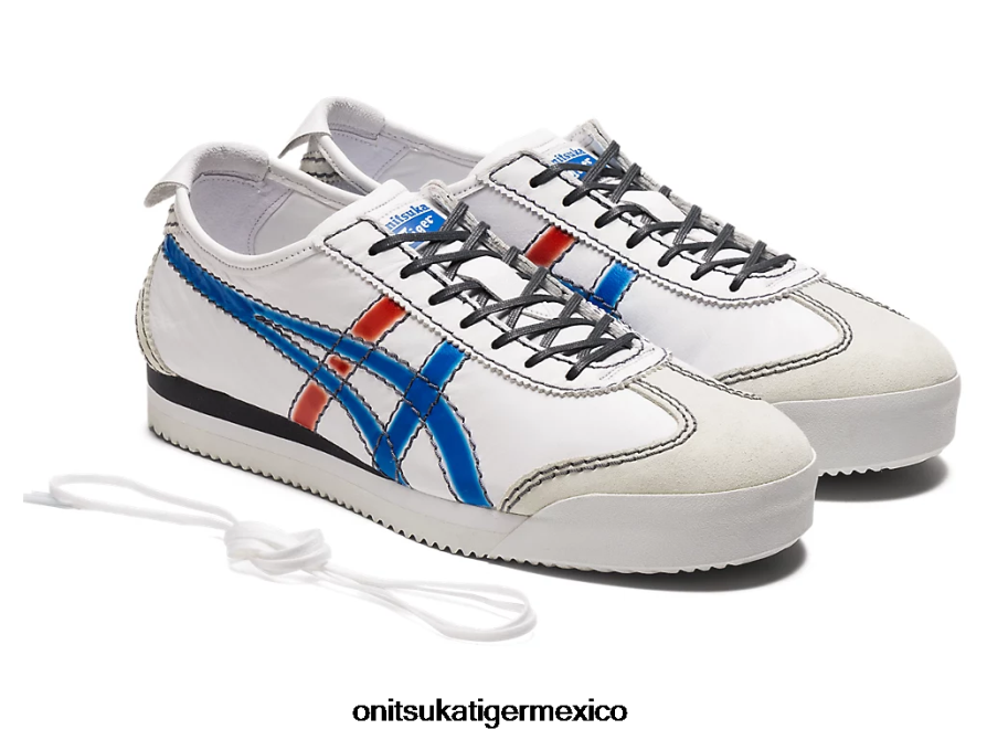 Onitsuka Tiger zapatos 4P8D6N274 blanco/azul directorio unisexo méxico 66 sd pf