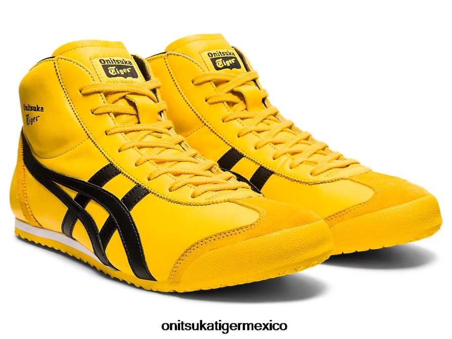 Onitsuka Tiger zapatos 4P8D6N276 tai chi amarillo/negro unisexo México medio corredor