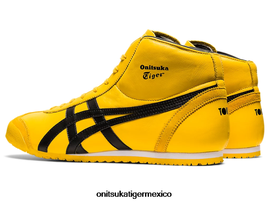 Onitsuka Tiger zapatos 4P8D6N276 tai chi amarillo/negro unisexo México medio corredor
