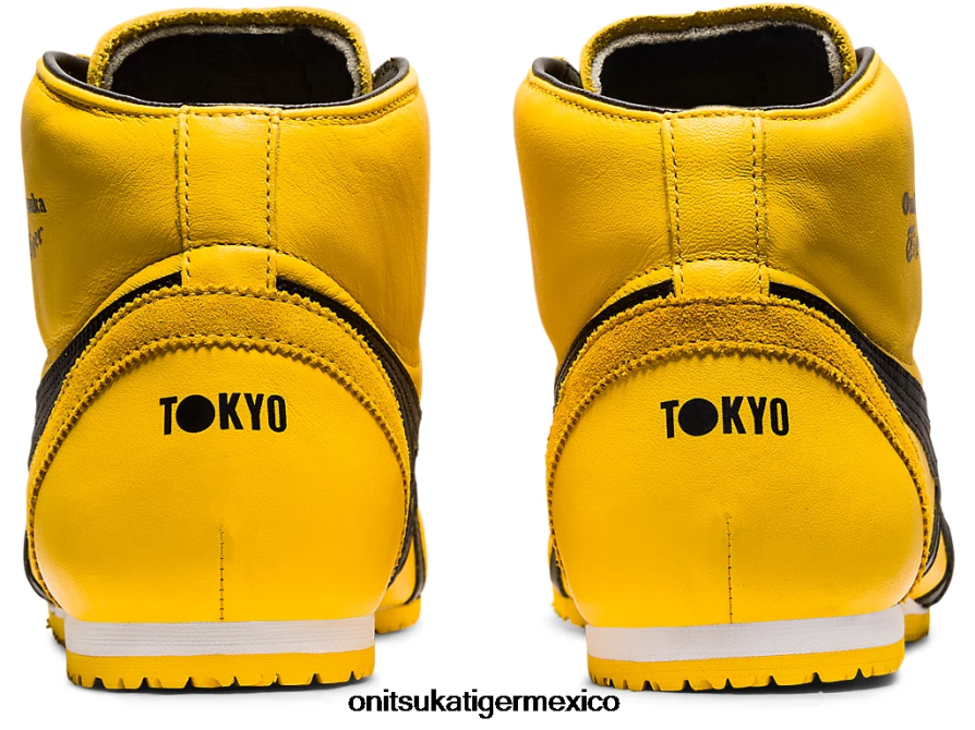 Onitsuka Tiger zapatos 4P8D6N276 tai chi amarillo/negro unisexo México medio corredor