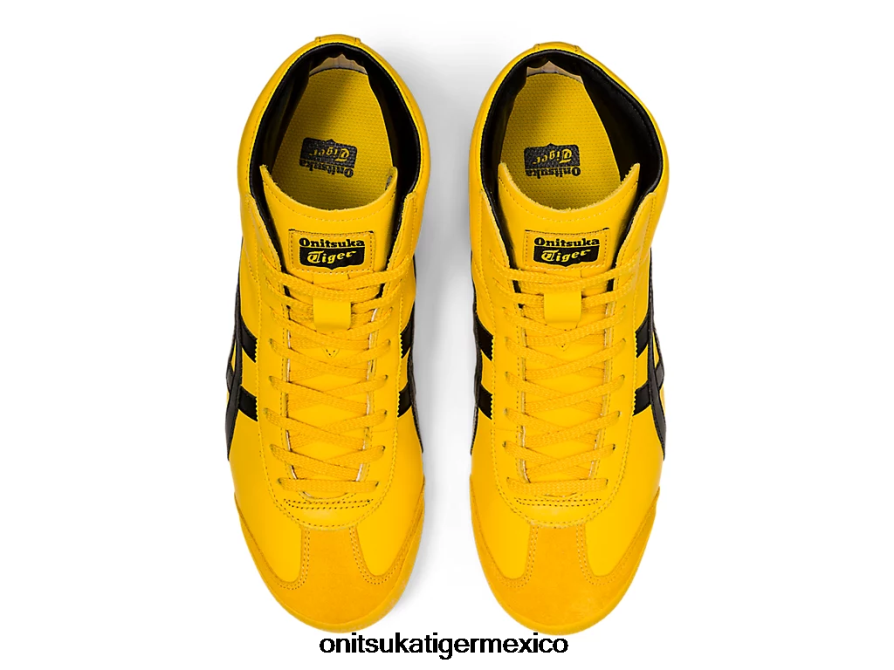 Onitsuka Tiger zapatos 4P8D6N276 tai chi amarillo/negro unisexo México medio corredor