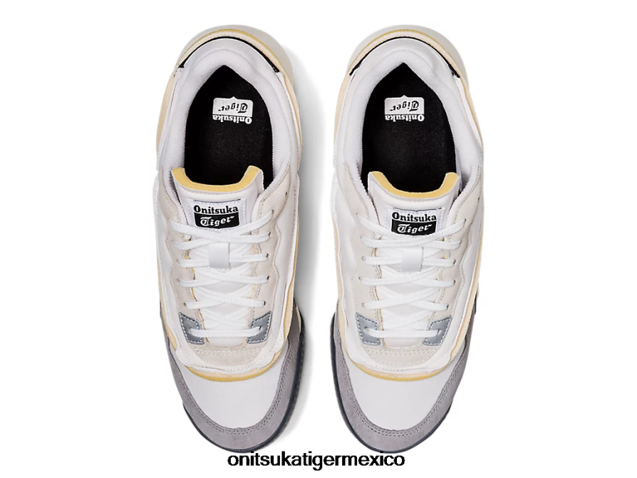 Onitsuka Tiger zapatos 4P8D6N330 blanco/chapa de roca unisexo corredor de mezcla