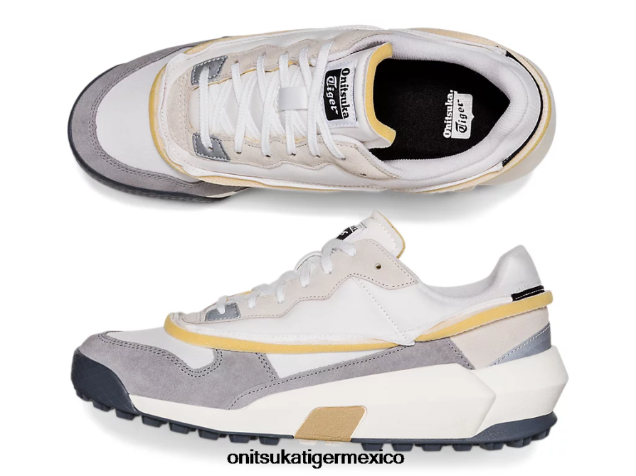 Onitsuka Tiger zapatos 4P8D6N330 blanco/chapa de roca unisexo corredor de mezcla