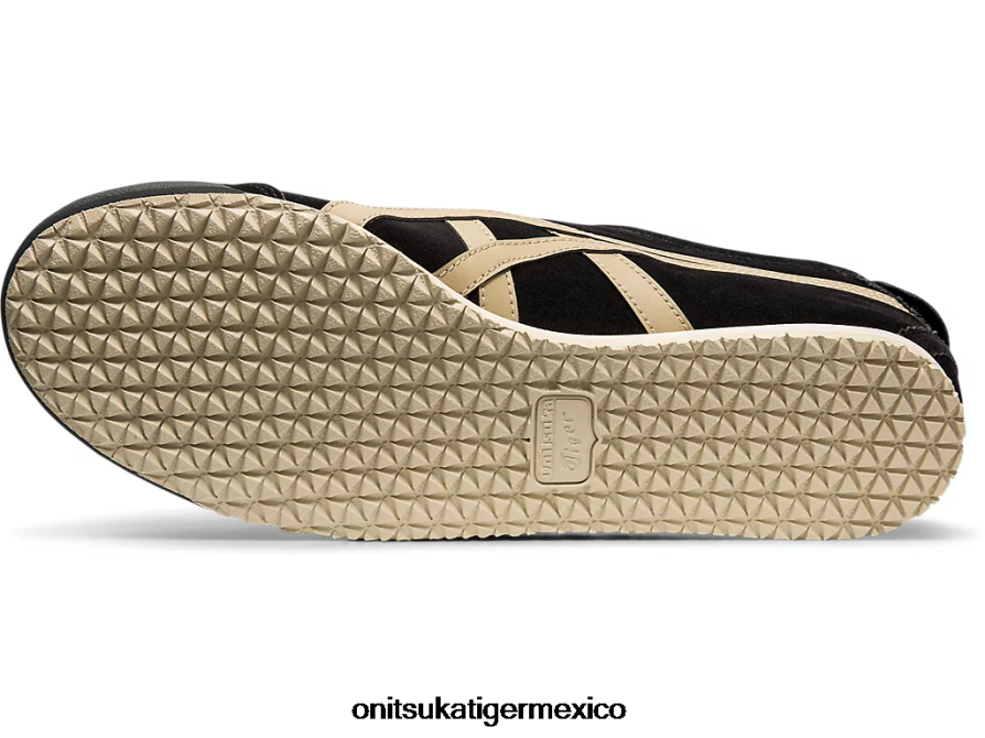 Onitsuka Tiger zapatos 4P8D6N348 crepé negro/madera unisexo México 66 sin cordones