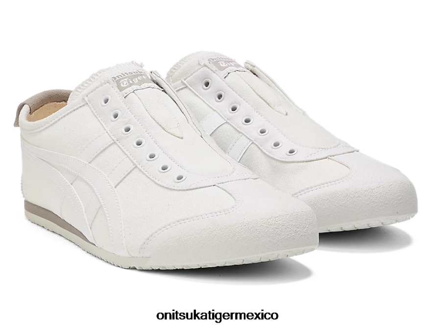 Onitsuka Tiger zapatos 4P8D6N35 blanco unisexo México 66 sin cordones