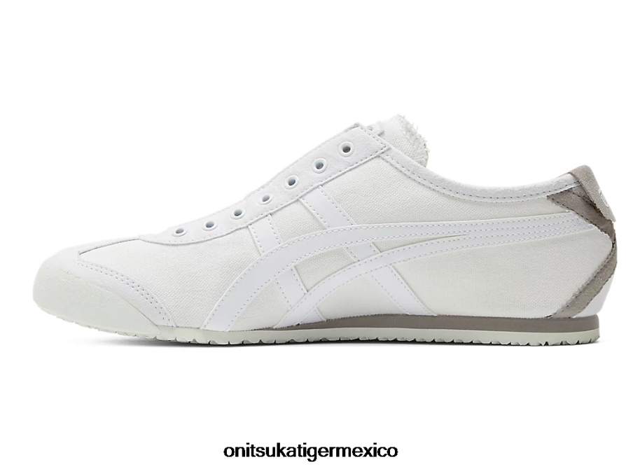 Onitsuka Tiger zapatos 4P8D6N35 blanco unisexo México 66 sin cordones