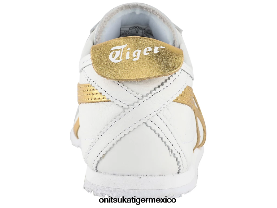 Onitsuka Tiger zapatos 4P8D6N352 Oro blanco unisexo México 66
