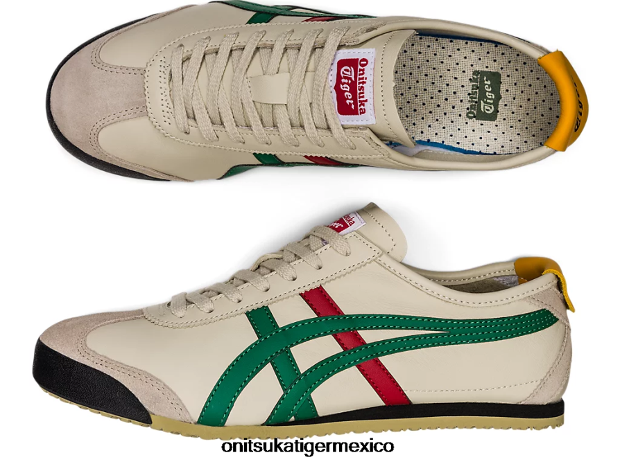 Onitsuka Tiger zapatos 4P8D6N354 abedul/verde unisexo México 66