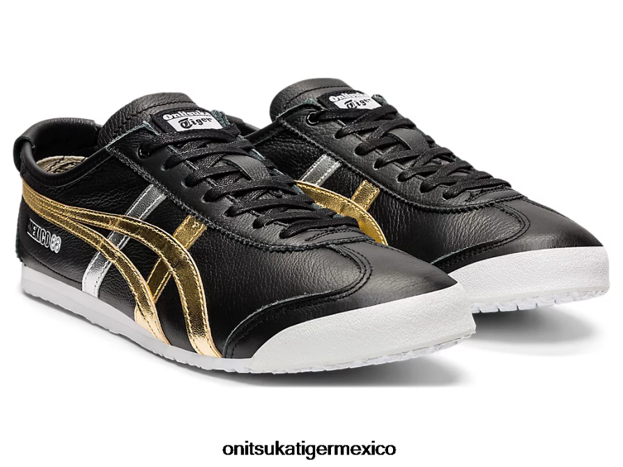 Onitsuka Tiger zapatos 4P8D6N357 oro negro unisexo México 66