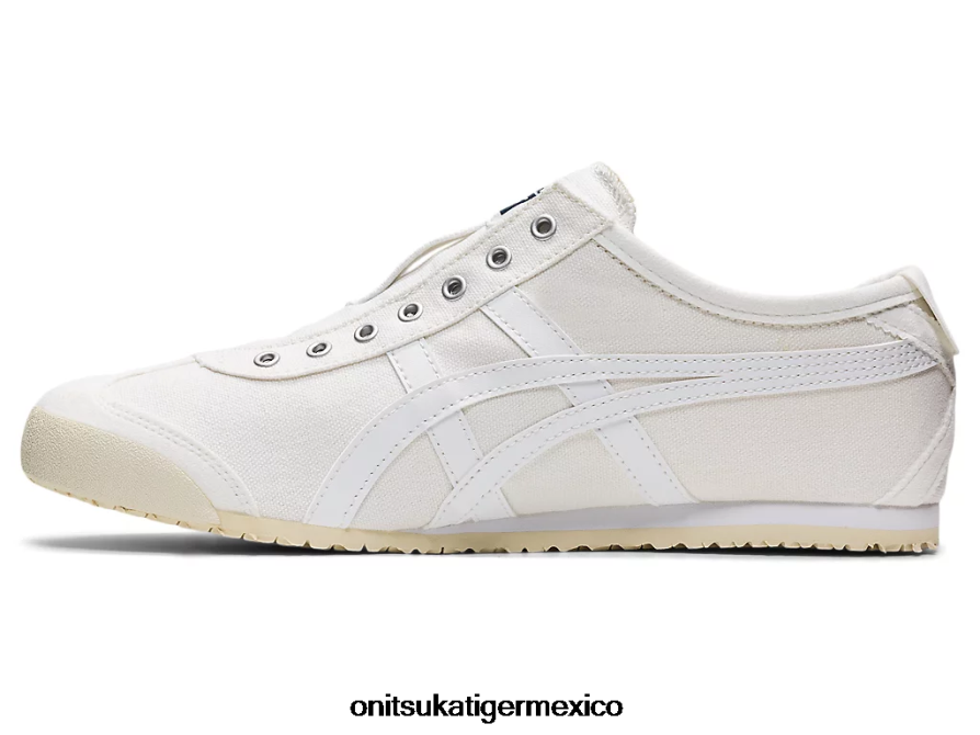 Onitsuka Tiger zapatos 4P8D6N359 blanco unisexo México 66 sin cordones