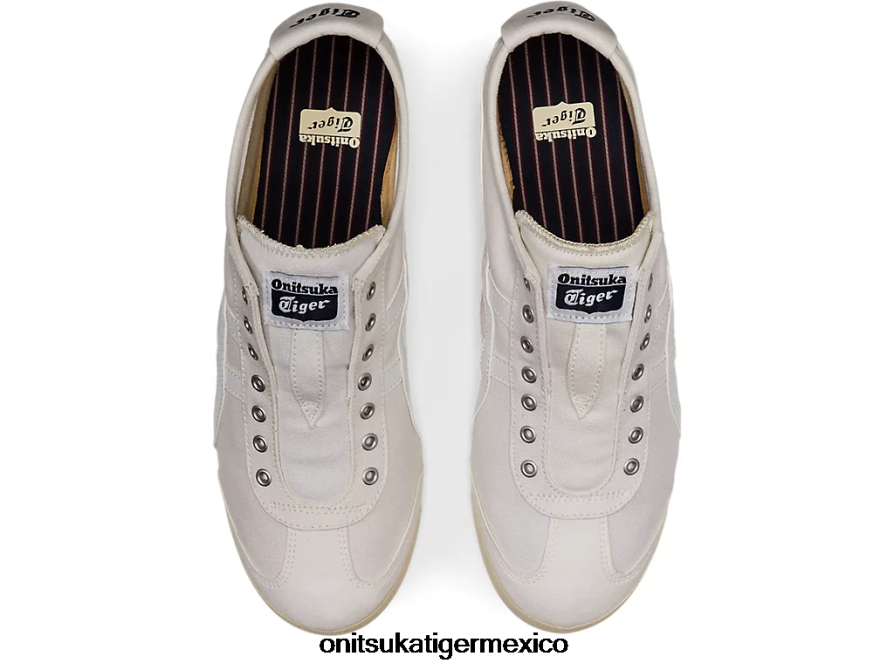 Onitsuka Tiger zapatos 4P8D6N359 blanco unisexo México 66 sin cordones