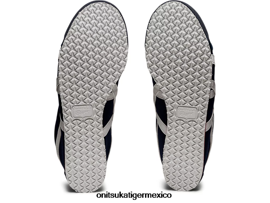 Onitsuka Tiger zapatos 4P8D6N362 azul marino/blanco roto unisexo México 66 sin cordones