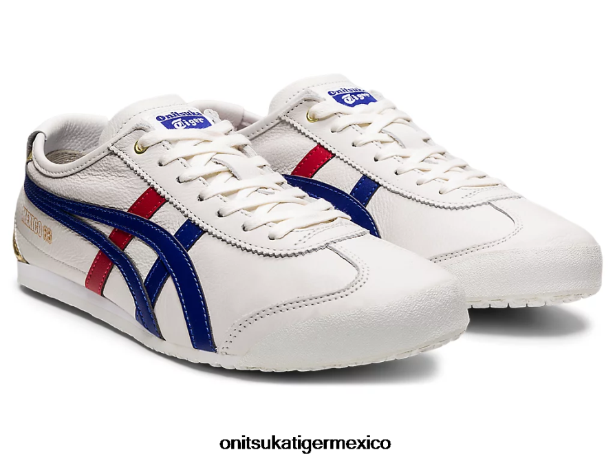 Onitsuka Tiger zapatos 4P8D6N363 blanco/azul oscuro unisexo México 66